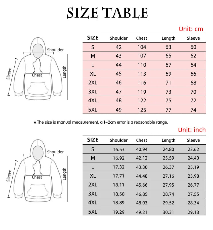 interesting Harajuku fashion design casual men's hoodie w/ autumn and winter natural scenery pattern