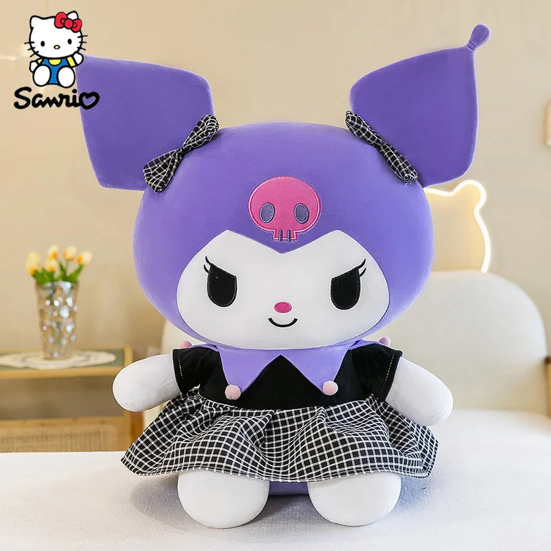 Sanrio Plushies Dolls Cartoon Kuromi Stuffed Plush Doll My Melody Plush Toys Pillow