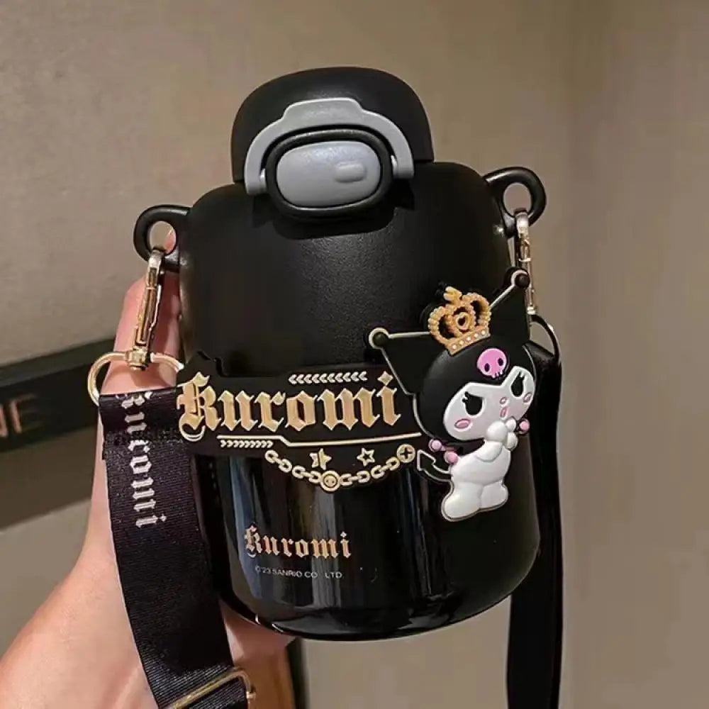 Cute Sanrio kawaii kuromi thermos cup