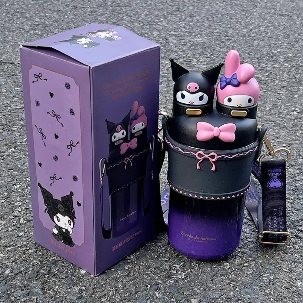 Cute Sanrio kawaii kuromi thermos cup