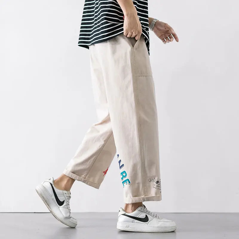 Harajuku Anime Cargo Pants Baggy Streetwear Wide leg Oversize Casual Ankle-length