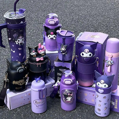 Cute Sanrio kawaii kuromi thermos cup