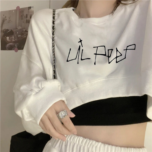 Love Peace lil.peep Letters Sweatshirts