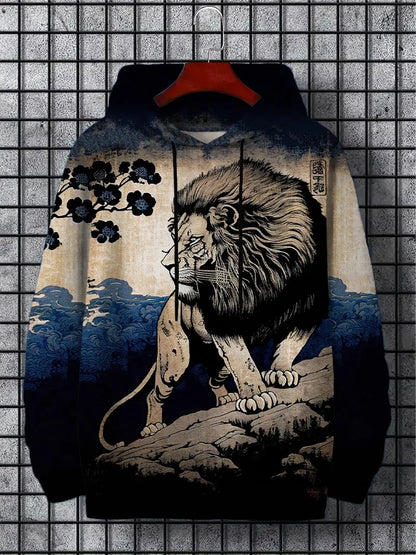 Fun Japanese Harajuku fashion men's hoodie