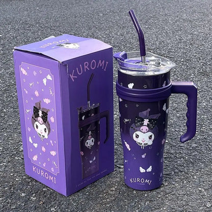 Cute Sanrio kawaii kuromi thermos cup