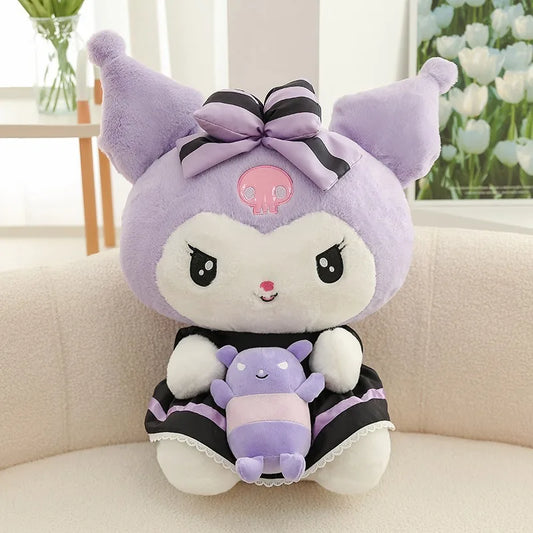 Sanrio Kuromi Plush Doll Toy Kawaii Anime Cartoon