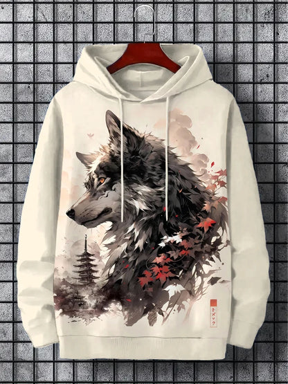 Fun Japanese Harajuku fashion men's hoodie