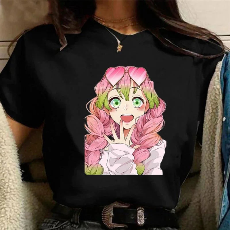 Kanroji Mitsuri Graphic Print T Shirts