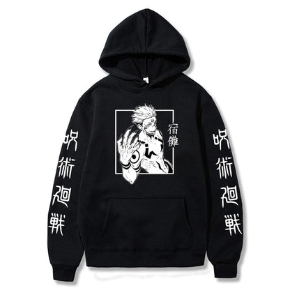 Harajuku Hoodies Unisex Jujutsu Kaisen Anime Ryomen Sukuna