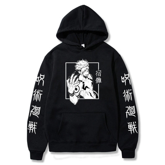 Harajuku Hoodies Unisex Jujutsu Kaisen Anime Ryomen Sukuna