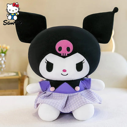 Sanrio Plushies Dolls Cartoon Kuromi Stuffed Plush Doll My Melody Plush Toys Pillow