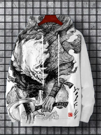Fun Japanese Harajuku fashion men's hoodie