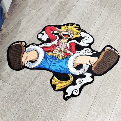 Luffy Gear 5 One Piece Customize Cartoon Rug