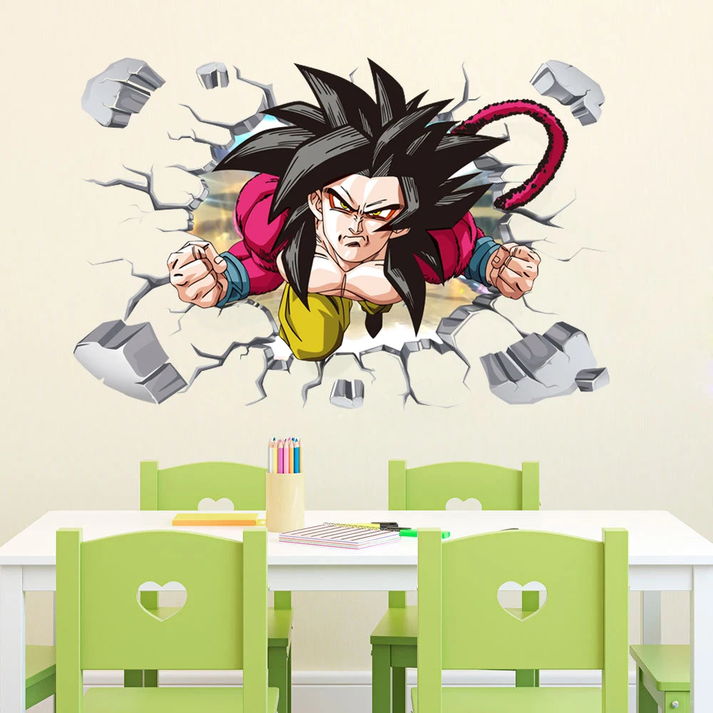 Cartoon Anime 3D Wall Sticker