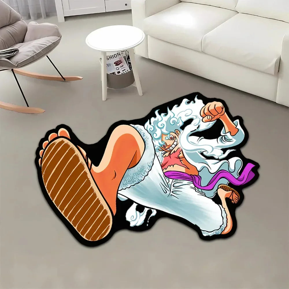 Luffy Gear 5 One Piece Customize Cartoon Rug