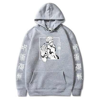 Harajuku Hoodies Unisex Jujutsu Kaisen Anime Ryomen Sukuna