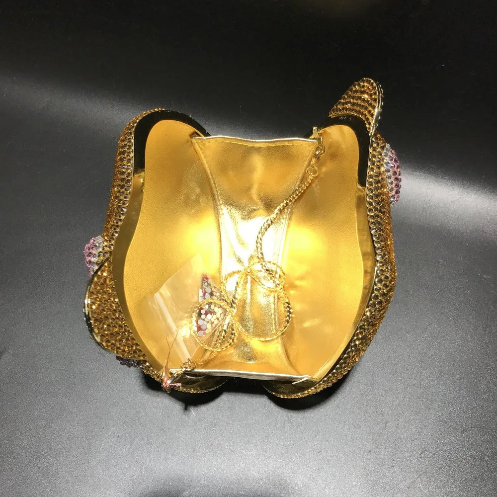 Anime Hello Kitty Handmade Diamond-set Lady's Clutch