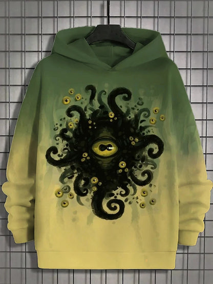 Fun Japanese Harajuku fashion men's hoodie