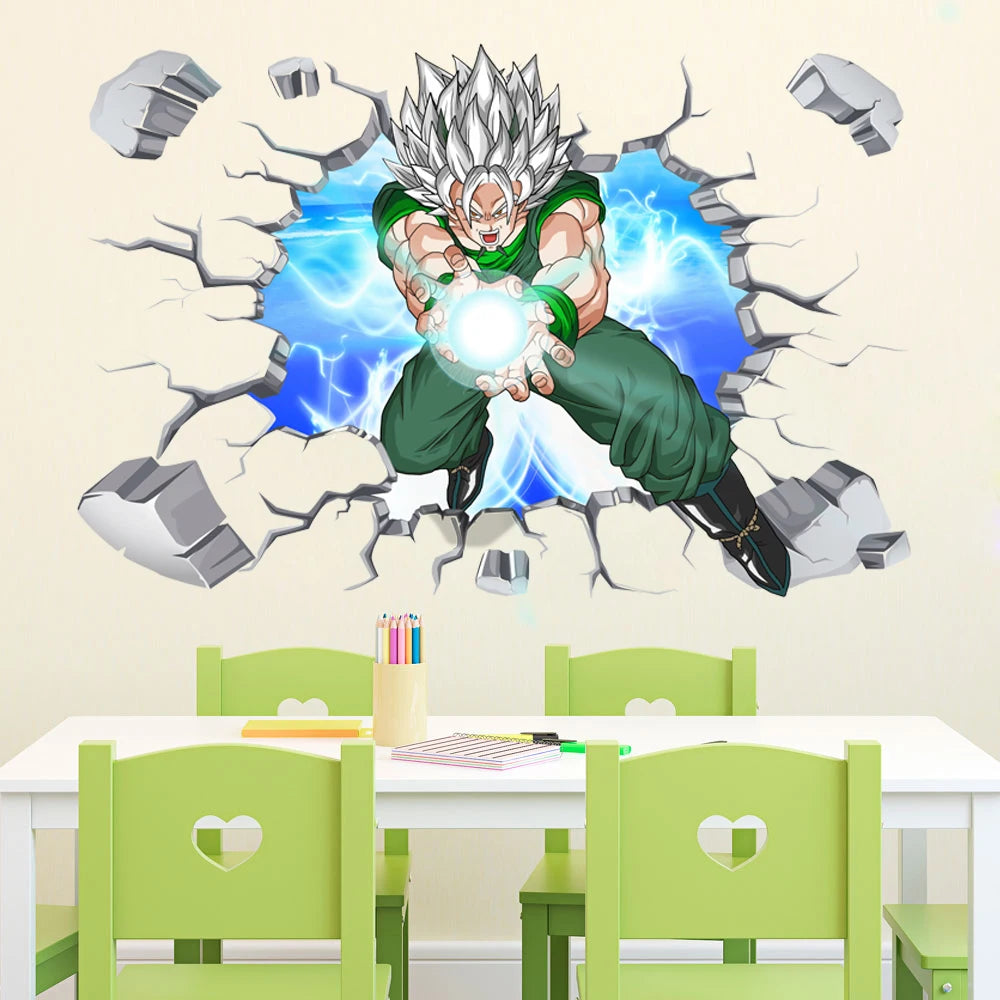Cartoon Anime 3D Wall Sticker