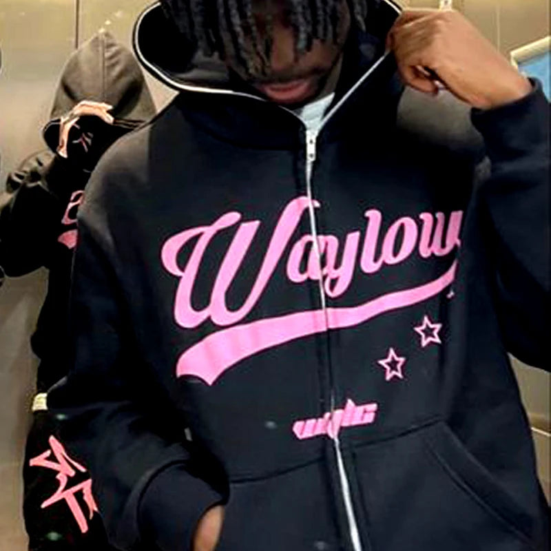 Goth punk Harajuku sweatshirt Hoodie