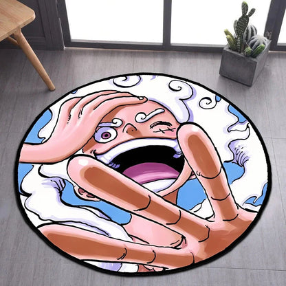 Luffy Gear 5 One Piece Customize Cartoon Rug