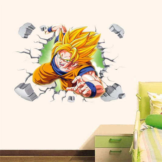 Cartoon Anime 3D Wall Sticker