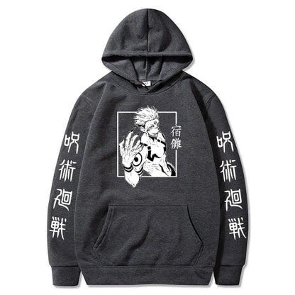 Harajuku Hoodies Unisex Jujutsu Kaisen Anime Ryomen Sukuna