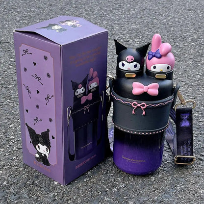 Cute Sanrio kawaii kuromi thermos cup