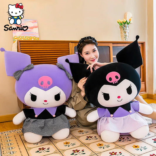 Sanrio Plushies Dolls Cartoon Kuromi Stuffed Plush Doll My Melody Plush Toys Pillow
