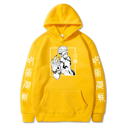 Harajuku Hoodies Unisex Jujutsu Kaisen Anime Ryomen Sukuna