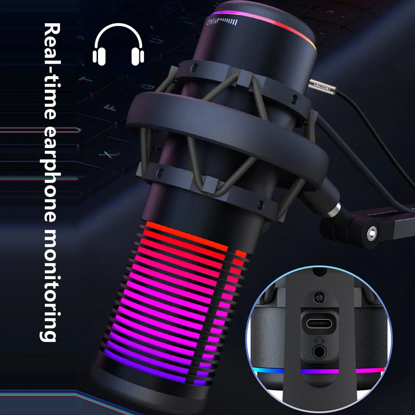 USB Condenser Gaming Microphone