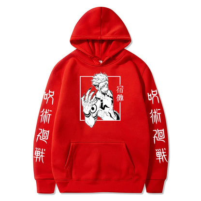 Harajuku Hoodies Unisex Jujutsu Kaisen Anime Ryomen Sukuna